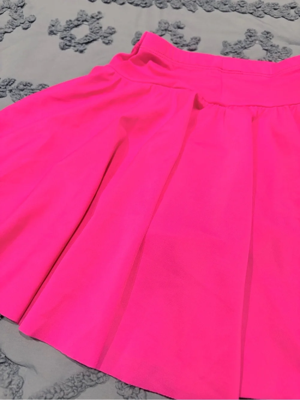 Girls Neon Pink Dance Skirt - Kids Costume
